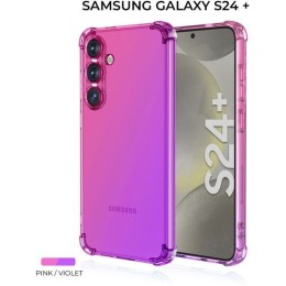 Силиконовый чехол для Galaxy S24+ Krieger Mix 1.5мм противоударный Розово-фиолетовый