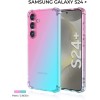 Силиконовый чехол для Galaxy S24+ Krieger Mix 1.5мм противоударный Розово-зеленый