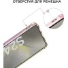 Силиконовый чехол для Galaxy S24+ Krieger Mix 1.5мм противоударный Розово-золотой