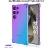 Силиконовый чехол для Galaxy S24 Ultra Krieger Mix 1.5мм противоударный Фиолетово-синий