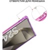 Силиконовый чехол для Galaxy S24 Ultra Krieger Mix 1.5мм противоударный Розово-фиолетовый