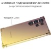Силиконовый чехол для Galaxy S24 Ultra Krieger Mix 1.5мм противоударный Матово-золотой