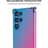 Силиконовый чехол для Galaxy S24 Ultra Krieger Mix 1.5мм противоударный Сине-розовый