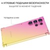 Силиконовый чехол для Galaxy S24 Ultra Krieger Mix 1.5мм противоударный Розово-золотой