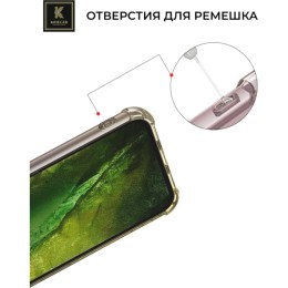 Силиконовый чехол для Google Pixel 8a Krieger Mix 1.5мм противоударный Матово-золотой