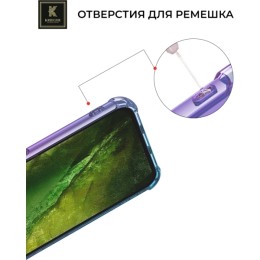Силиконовый чехол для Google Pixel 8a Krieger Mix 1.5мм противоударный Фиолетово-синий