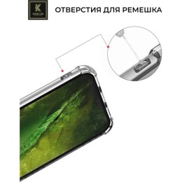 Силиконовый чехол для Google Pixel 8a Krieger Mix 1.5мм противоударный Прозрачный