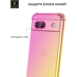 Силиконовый чехол для Google Pixel 8a Krieger Mix 1.5мм противоударный Розово-золотой