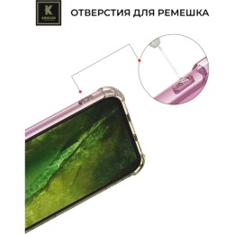 Силиконовый чехол для Google Pixel 8a Krieger Mix 1.5мм противоударный Розово-золотой