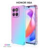Силиконовый чехол для Honor X6A Krieger Mix 1.5мм противоударный Розово-зеленый