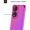 Силиконовый чехол для Honor X7b Krieger Mix 1.5мм противоударный Розово-фиолетовый
