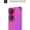 Силиконовый чехол для Honor X7b Krieger Mix 1.5мм противоударный Розово-фиолетовый