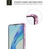 Силиконовый чехол для Honor X7b Krieger Mix 1.5мм противоударный Розово-зеленый