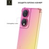 Силиконовый чехол для Honor X7b Krieger Mix 1.5мм противоударный Розово-золотой