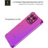 Силиконовый чехол для Honor X8b Krieger Mix 1.5мм противоударный Розово-фиолетовый