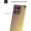 Силиконовый чехол для Honor X8b Krieger Mix 1.5мм противоударный Матово-золотой