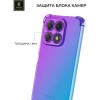 Силиконовый чехол для Honor X8b Krieger Mix 1.5мм противоударный Фиолетово-синий