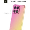 Силиконовый чехол для Honor X8b Krieger Mix 1.5мм противоударный Розово-золотой