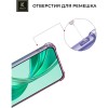 Силиконовый чехол для Honor X8b Krieger Mix 1.5мм противоударный Сине-розовый