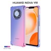 Силиконовый чехол для Huawei Nova Y91 Krieger Mix 1.5мм противоударный Сине-розовый