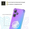 Силиконовый чехол для Infinix Hot 40i Krieger Mix 1.5мм противоударный Фиолетово-синий
