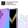 Силиконовый чехол для Infinix Hot 40i Krieger Mix 1.5мм противоударный Фиолетово-синий