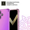 Силиконовый чехол для Infinix Hot 40i Krieger Mix 1.5мм противоударный Розово-фиолетовый