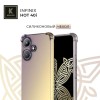 Силиконовый чехол для Infinix Hot 40i Krieger Mix 1.5мм противоударный Матово-золотой
