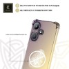 Силиконовый чехол для Infinix Hot 40i Krieger Mix 1.5мм противоударный Матово-золотой