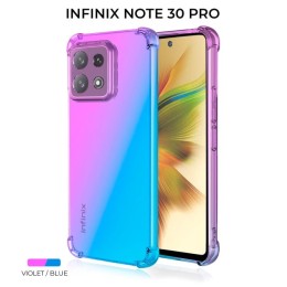 Силиконовый чехол для Infinix Note 30 Pro Krieger Mix 1.5мм противоударный Фиолетово-синий
