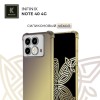 Силиконовый чехол для Infinix Note 40 Krieger Mix 1.5мм противоударный Матово-золотой