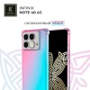 Силиконовый чехол для Infinix Note 40 Krieger Mix 1.5мм противоударный Розово-зеленый