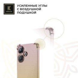 Силиконовый чехол для Infinix Smart 8 Krieger Mix 1.5мм противоударный Матово-золотой
