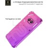 Силиконовый чехол для Nothing Phone (2a) Krieger Mix 1.5мм противоударный Розово-фиолетовый