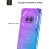 Силиконовый чехол для Nothing Phone (2a) Krieger Mix 1.5мм противоударный Фиолетово-синий