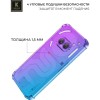 Силиконовый чехол для Nothing Phone (2a) Krieger Mix 1.5мм противоударный Фиолетово-синий
