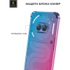 Силиконовый чехол для Nothing Phone (2a) Krieger Mix 1.5мм противоударный Сине-розовый