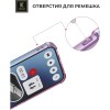 Силиконовый чехол для Nothing Phone (2a) Krieger Mix 1.5мм противоударный Сине-розовый