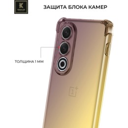 Силиконовый чехол для OnePlus Ace 3V Krieger Mix 1.5мм противоударный Матово-золотой