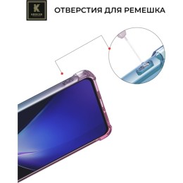 Силиконовый чехол для OnePlus Ace 3V Krieger Mix 1.5мм противоударный Розово-зеленый