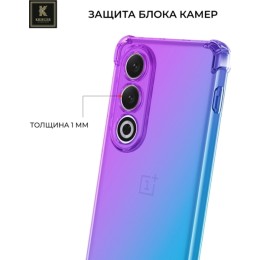 Силиконовый чехол для OnePlus Ace 3V Krieger Mix 1.5мм противоударный Фиолетово-синий