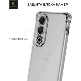 Силиконовый чехол для OnePlus Ace 3V Krieger Mix 1.5мм противоударный Прозрачный