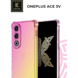 Силиконовый чехол для OnePlus Ace 3V Krieger Mix 1.5мм противоударный Розово-золотой