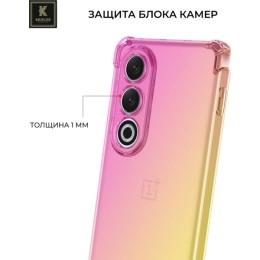 Силиконовый чехол для OnePlus Ace 3V Krieger Mix 1.5мм противоударный Розово-золотой