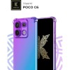 Силиконовый чехол для Xiaomi Poco X6 Krieger Mix 1.5мм противоударный Фиолетово-синий