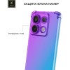 Силиконовый чехол для Xiaomi Poco X6 Krieger Mix 1.5мм противоударный Фиолетово-синий