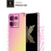Силиконовый чехол для Xiaomi Poco X6 Krieger Mix 1.5мм противоударный Розово-золотой