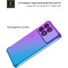 Силиконовый чехол для Xiaomi Poco X6 Pro Krieger Mix 1.5мм противоударный Фиолетово-синий