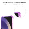 Силиконовый чехол для Realme 10 4G Krieger Mix 1.5мм противоударный Розово фиолетовый