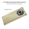 Силиконовый чехол для Realme 11 Pro / Realme 11 Pro+ Krieger Mix 1.5мм противоударный Прозрачный